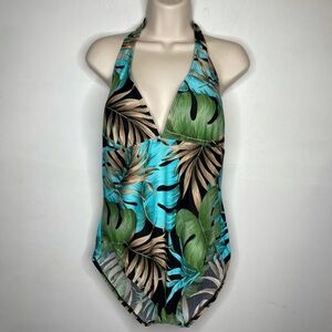 Speedo 16 One Piece Halter Swimsuit